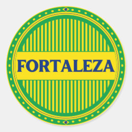 フォルタレザ市民の誇り – ブラジルのアイデンティティ ラウンドシール