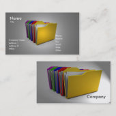 フォルダーの名刺 名刺 (正面/裏面)