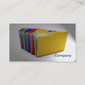 フォルダーの名刺 名刺 (裏面)