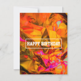 フォルダー数々のカラーの誕生日カード