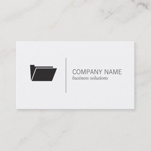 フォルダー | ビジネス 名刺 (正面)