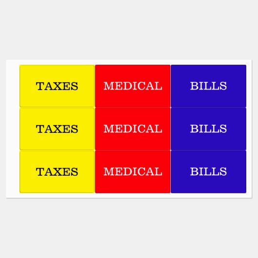 フォルダー ラベル (シート)