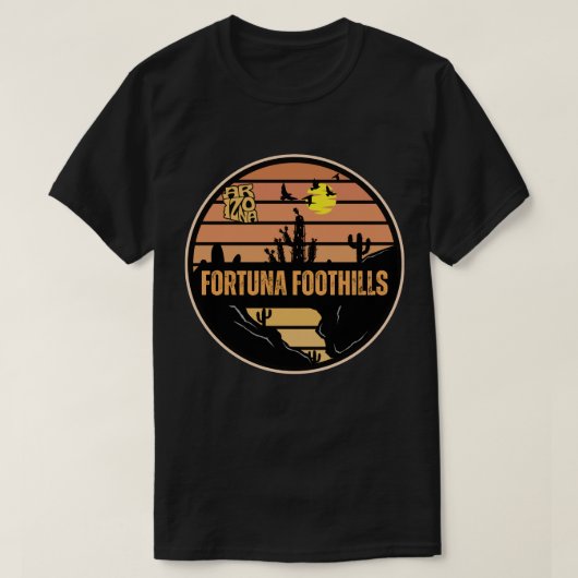 フォルチュナ・フットヒルズ(アリゾナ州) Tシャツ (デザイン正面)