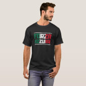 フォルツァアズーリイタリアイタリア Tシャツ (正面フル)