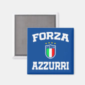 フォルツァアズーリイタリアジャージー2021サッカーファンズ マグネット (正面/裏面)