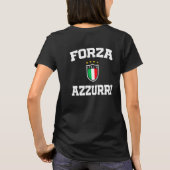 フォルツァアズーリイタリアジャージー2021サッカーファンズ Tシャツ (裏面)