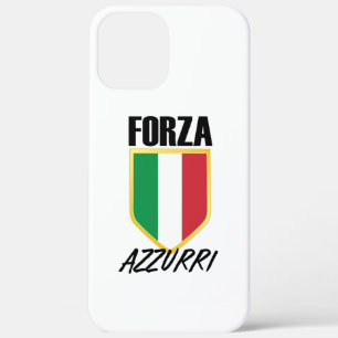 フォルツァアズーリイタリア国旗のサッカー iPhone 12 PRO MAX ケース