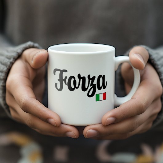 フォルツァイタリア国旗マグカップ コーヒーマグカップ