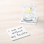 フォルト紙コースター スクエアペーパーコースター (インサイチュ)