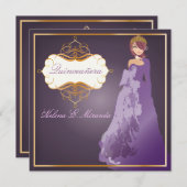 フォルマキンセアニェラ/プラム 招待状 (正面/裏面)