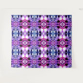 フォルマスのmisturando do azul claro pink. タペストリー (正面(横))