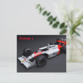 フォルマ1車 ポストカード (スタンド正面)