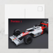 フォルマ1車 ポストカード (正面/裏面)