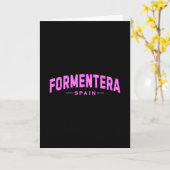 フォルメンテラ スペイン リアリック諸島 バケーション 夏 カード (黄色い花)