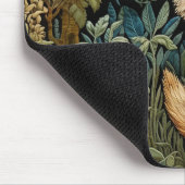 フォレお洒落ストキツネヴィンテージ植物学フローラ マウスパッド (コーナー)