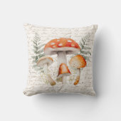 フォレお洒落ストキノコヴィンテージファームハウス クッション (正面)