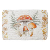 フォレお洒落ストキノコヴィンテージレターファームハウス バスマット (正面)