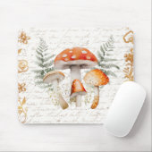 フォレお洒落ストキノコヴィンテージレターファームハウス マウスパッド (マウス)