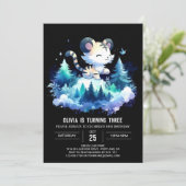 フォレお洒落ストタイガー誕生日 招待状 (スタンド正面)