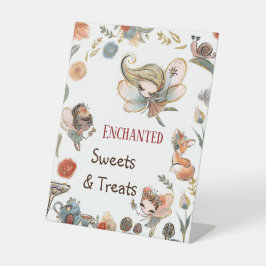 フォレお洒落ストフェアリー誕生日スイーツアンドトリート 台座サイン