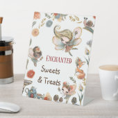 フォレお洒落ストフェアリー誕生日スイーツアンドトリート 台座サイン (インサイチュ)