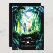 フォレきらめくストウッドランド誕生日 招待状 (正面/裏面)