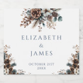 フォレエレガント素朴ストフローラピ結婚ネコン ビールラベル (シングルラベル)