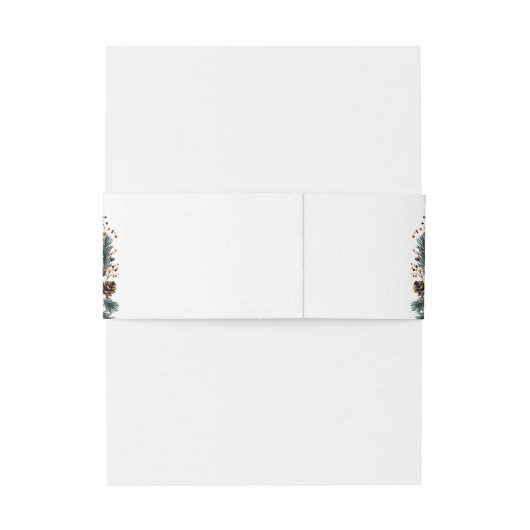 フォレエレガント素朴ストフローラピ結婚ネコン 招待状ベリーバンド (裏面例)