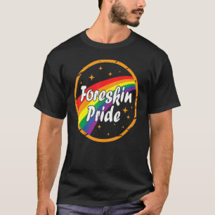 フォレスキンプライドゲイレインボーLgbt Lgbtqカラーグラフィック Tシャツ