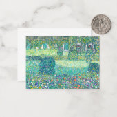 フォレスターのロッジWeissenbach I, 1914 byクリムト ノートカード (正面/裏面インサイチュ)