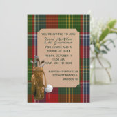 フォレスター·プレイド·グルームズ·ゴルフ·パーティの招待状 招待状 (スタンド正面)