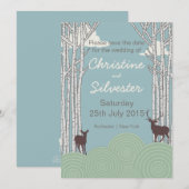 フォレストで、日付を保存する セーブザデート (正面/裏面)