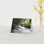 フォレストとストリームのノ空白のートカード カード (黄色い花)