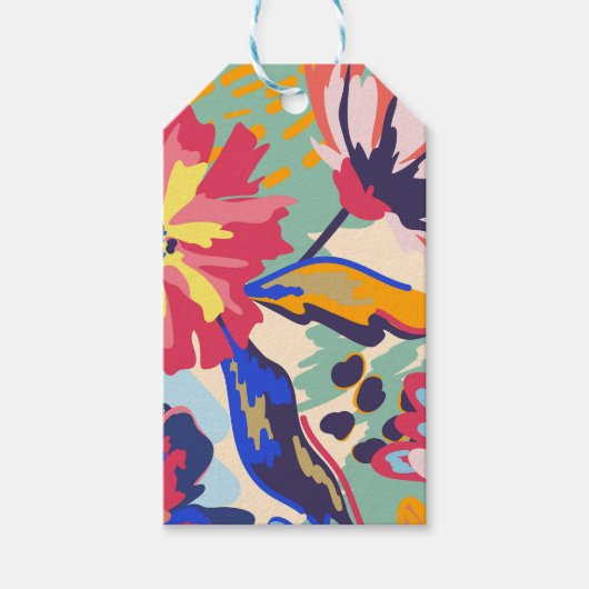 フォレストとバラ ギフトタグ (正面)