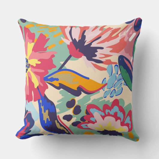 フォレストとバラ クッション (正面)