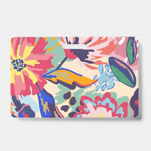 フォレストとバラ バッジ (表面)