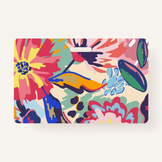 フォレストとバラ バッジ (裏面)