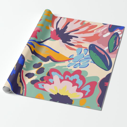 フォレストとバラ ラッピングペーパー (アンロールド)