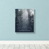 フォレストと太陽とにかく実行 キャンバスプリント (インサイチュ (ウッドフロア))