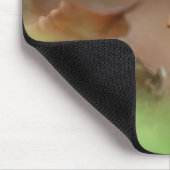 フォレストのキノコ自然写真 マウスパッド (コーナー)