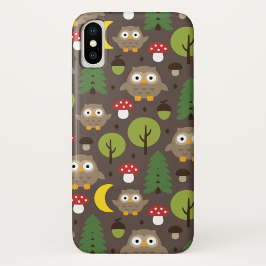 フォレストのフクロウCase-Mate iPhoneケース Case-Mate iPhoneケース (裏面)