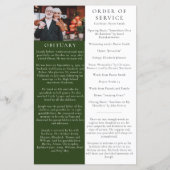 フォレストの写真 |葬儀プログラム (裏面)