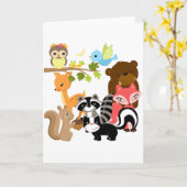 フォレストの友だち カード (黄色い花)