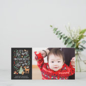 フォレストの友だち | ブラック | フォト シーズンカード (スタンド正面)