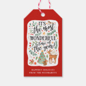 フォレストの友だち |白 |休日 ギフトタグ (正面)