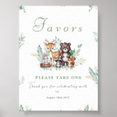 フォレストの友人の最初の誕生日のお気に入りの署名 ポスター (正面)