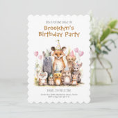 フォレストの友人の誕生日パーティーへの招待 招待状 (スタンド正面)