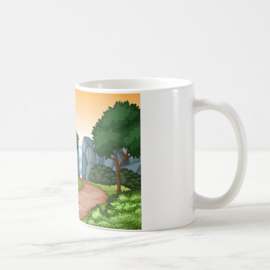 フォレストの夢 – 自然インスパイアマグ コーヒーマグカップ (右)