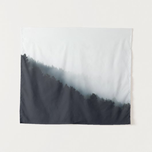 フォレストの対角レイヤ上のフォグ タペストリー (正面(横))