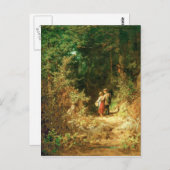フォレストの愛好家 – Spitzwegはがき ポストカード (正面/裏面)